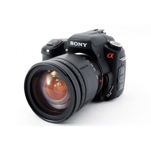 【中古】ソニー SONY α200 DSLR-A200 高倍率レンズセット 美品 高速連写に定評アリ 付きの通販は