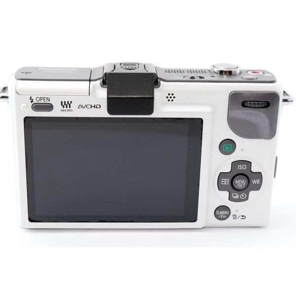 【中古】パナソニック Panasonic  DMC-GF2 レンズキット ホワイト 美品 手軽でも高機能  付きの通販は