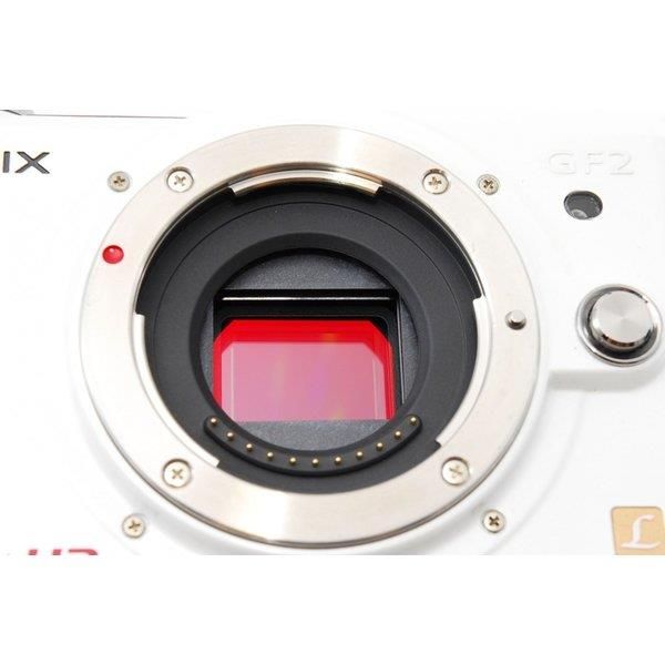 【中古】パナソニック Panasonic  DMC-GF2 レンズキット ホワイト 美品 手軽でも高機能  付きの通販は