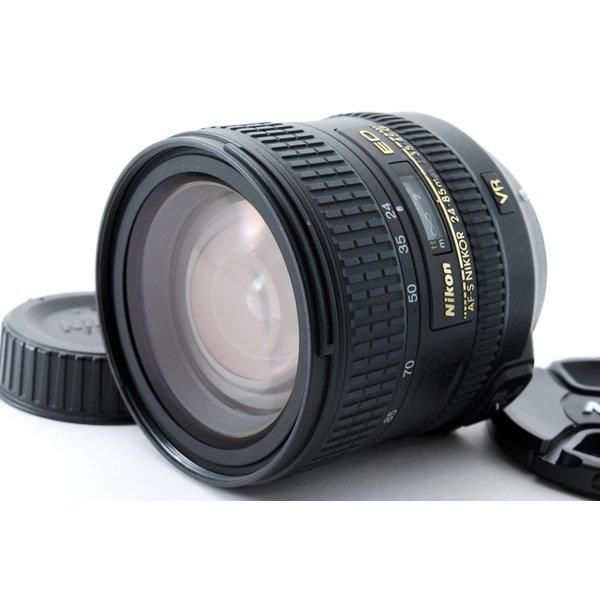 【中古】ニコン Nikon AF-S 24-85mm F3.5-4.5 G VR ED IF 美品 ズームレンズ