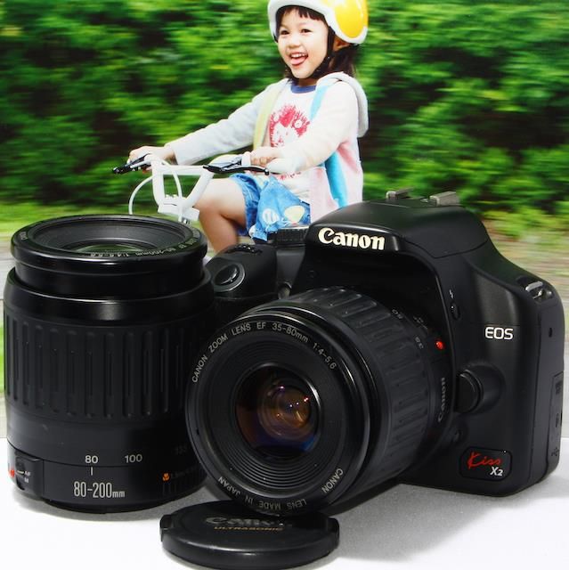 【中古】キヤノン Canon X2 ダブルレンズセット [981]の通販は