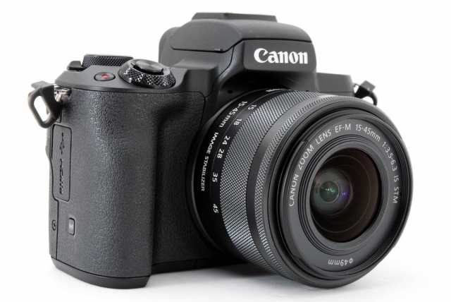 中古】キヤノン Canon EOS M2 15-45 レンズキット ブラック [1058] デジタル一眼レフ