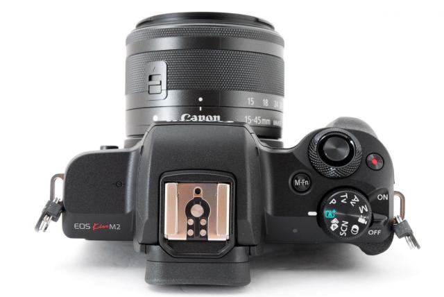 中古】キヤノン Canon EOS M2 15-45 レンズキット ブラック [1058]