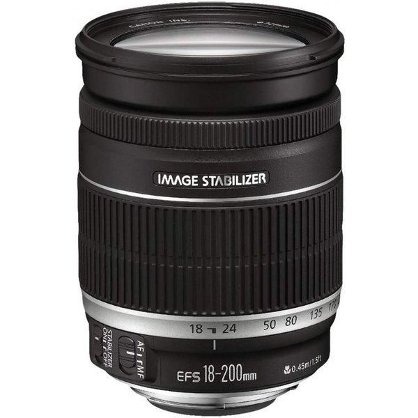 中古】キヤノン Canon 望遠ズームレンズ EF-S18-200mm F3.5-5.6 IS APS  