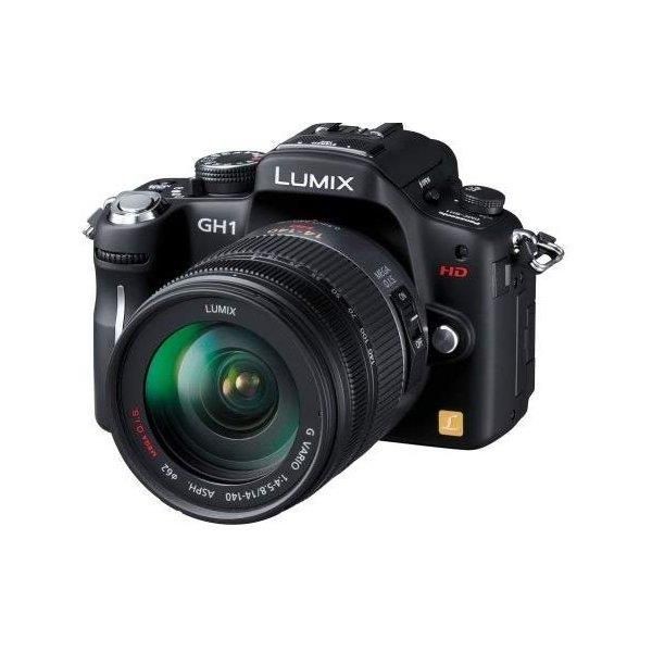 【中古】パナソニック Panasonic GH1 レンズキット コンフォートブラック SDカード付き