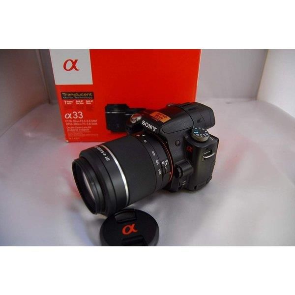 【中古】ソニー SONY α33 ダブルズームレンズキット SLT-A33Y SDカード付きの通販は