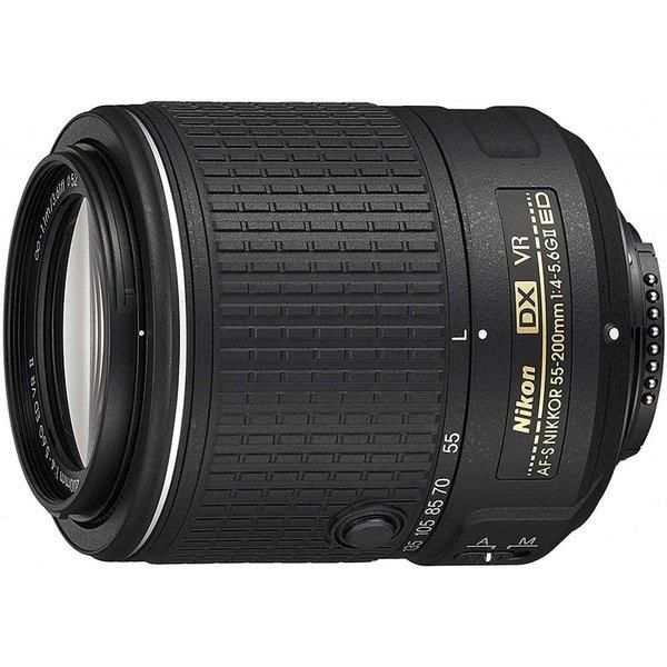 【中古】ニコン Nikon 望遠ズームレンズ AF-S DX NIKKOR 55-200mm f/4-5.6G ED VR II ニコンDXフォーマット用 AFSDXVR55-200G2