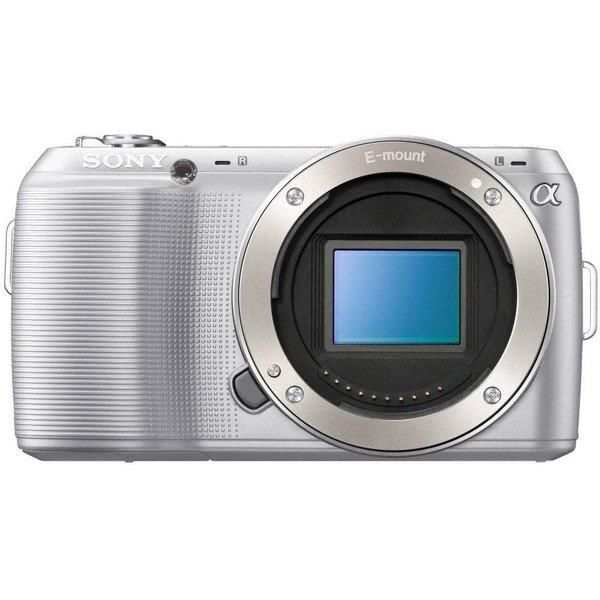 【中古】ソニー SONY NEX-C3 ダブルレンズキット シルバー NEX-C3D/S SDカード付き