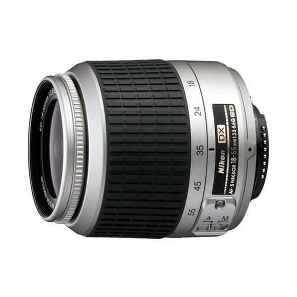 【中古】ニコン Nikon AF-S DX ズームニッコール ED 18-55mm F3.5-5.6G シルバー 用