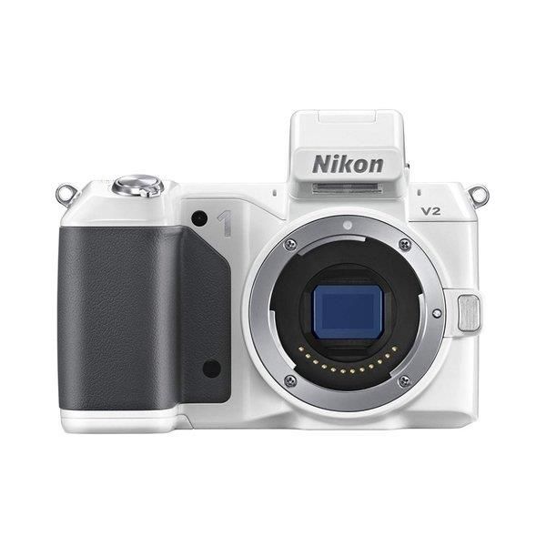 【中古】ニコン Nikon  V2 ボディー ホワイト  SDカード付きの通販は