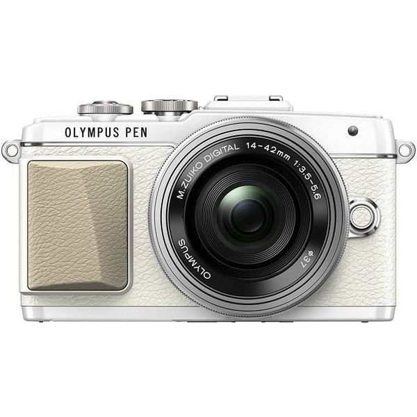 【中古】オリンパス OLYMPUS E-PL7 14-42mm EZレンズキット ホワイト E-PL7 EZ LKIT WHT SDカード付き