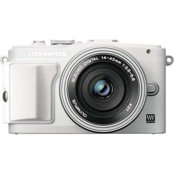 【中古】オリンパス OLYMPUS E-PL6 EZレンズキット ホワイト E-PL6 EZ LKIT WHT SDカード付き