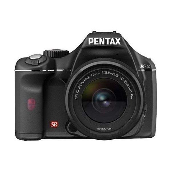 【中古】ペンタックス PENTAX K-x レンズキット ブラック SDカード付きの通販は 30,800円