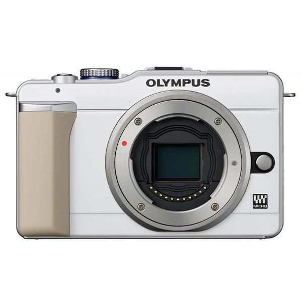 【中古】オリンパス OLYMPUS E-PL1ボディ ホワイト SDカード付き