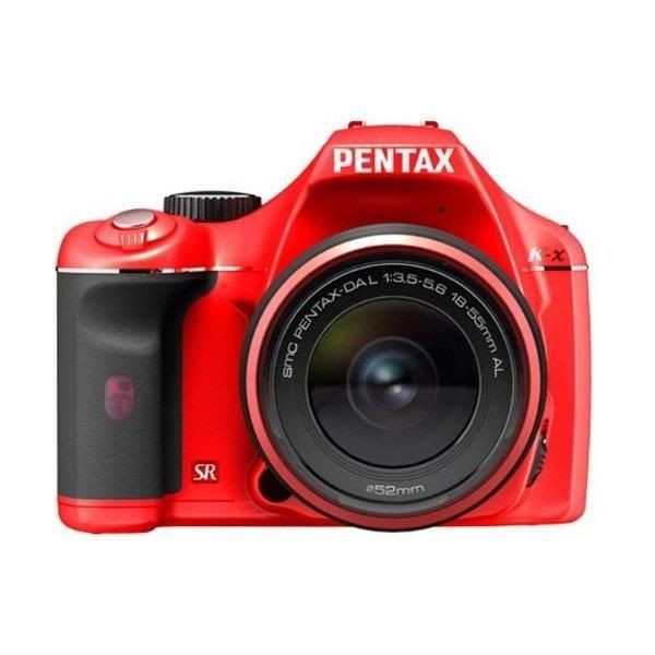 【中古】ペンタックス PENTAX K-x レンズキット レッド SDカード付き SDカード付き