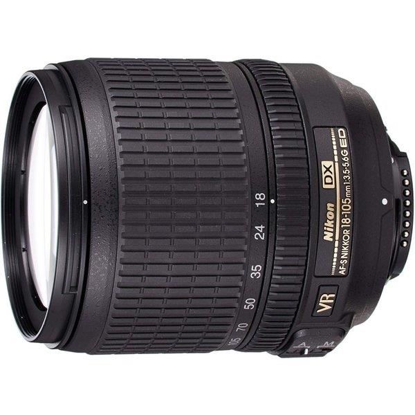 【中古】ニコン Nikon 標準ズームレンズ AF-S DX NIKKOR 18-105mm f/3.5-5.6G ED VR ニコンDXフォーマット専用の通販は