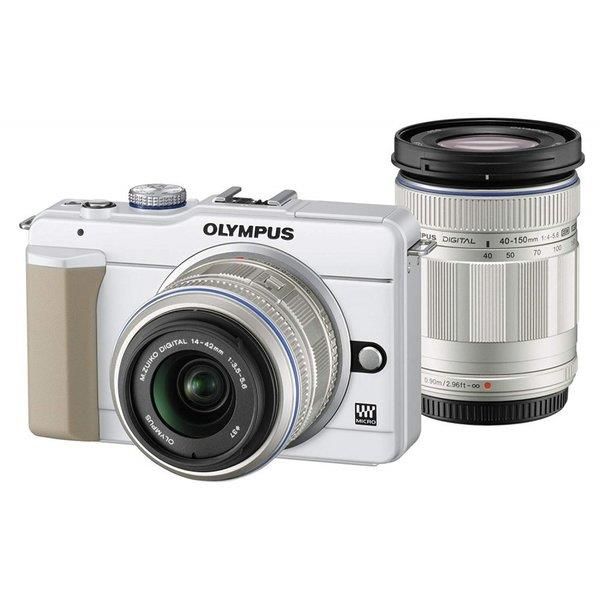 【中古】オリンパス OLYMPUS E-PL1s ダブルズームキットホワイト SDカード付き 40,820円