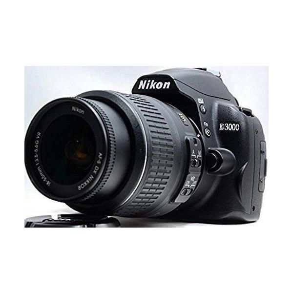 【中古】ニコン Nikon D3000 レンズキット D3000LK SDカード付きの通販は