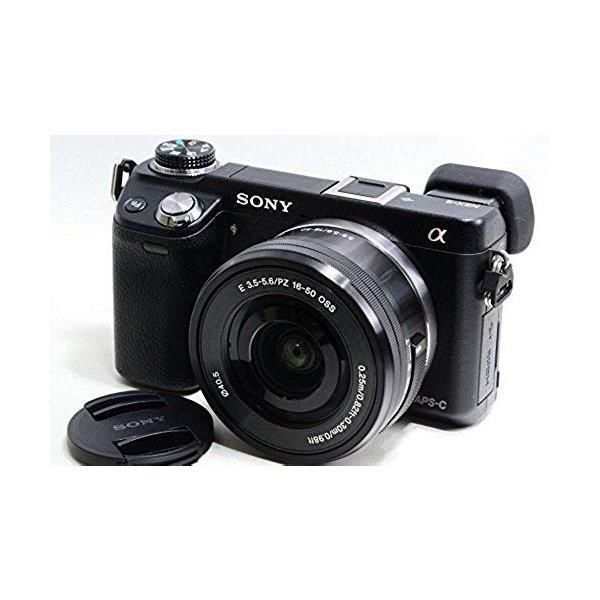 【中古】ソニー SONY α NEX-6 パワーズームレンズキット NEX-6L/B SDカード付き