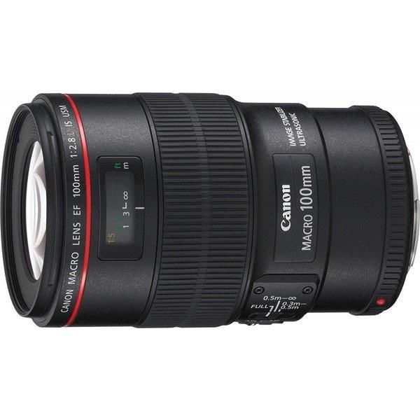 【中古】キヤノン Canon 単焦点マクロレンズ EF100mm F2.8L マクロ IS USM フルサイズ対応