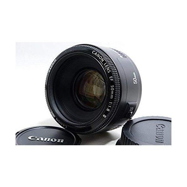 【中古】キヤノン Canon 単焦点レンズ EF50mm F1.8 II フルサイズ対応