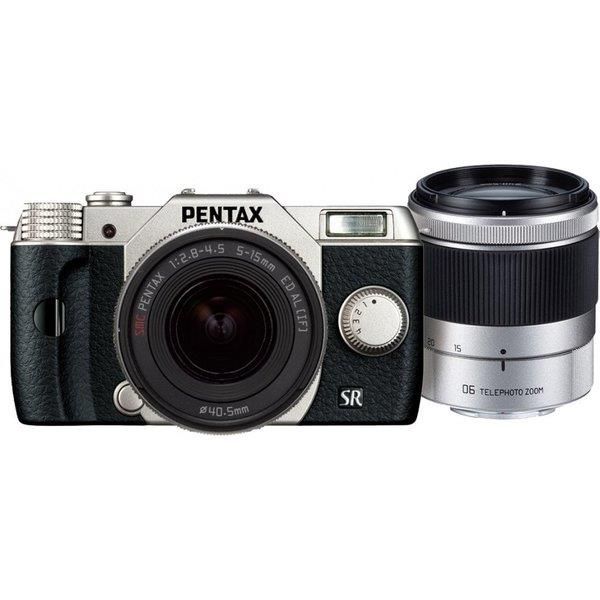 【中古】ペンタックス PENTAX デジタル Q10 ダブルズームキット シルバー SDカード付きの通販は