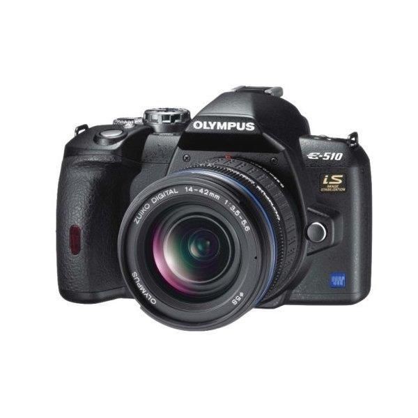 【中古】オリンパス OLYMPUS E-510ダブルズームキット SDカード付き