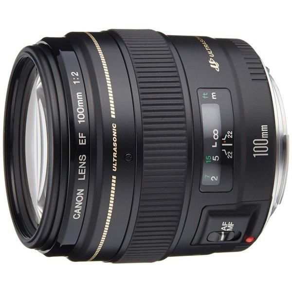 【中古】キヤノン Canon 単焦点中望遠レンズ EF100mm F2 USM フルサイズ対応