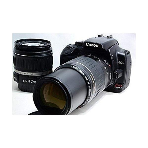 中古】キヤノン Canon EOS Kiss デジタル X ダブルズームキット 