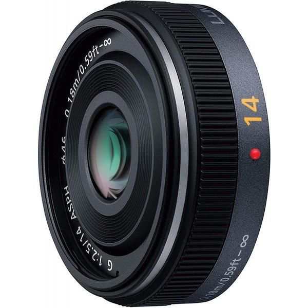 【中古】パナソニック Panasonic 単焦点 広角パンケーキレンズ G 14mm/F2.5 ASPH. H-H014