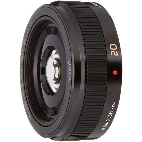 【中古】パナソニック Panasonic 単焦点レンズ G 20mm/F1.7 II ASPH. ブラック H-H020A-K