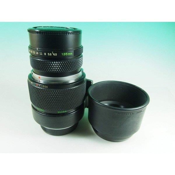 【中古】オリンパス OLYMPUS MFレンズ MC OM 135mm F4.5 macro チューブ付き