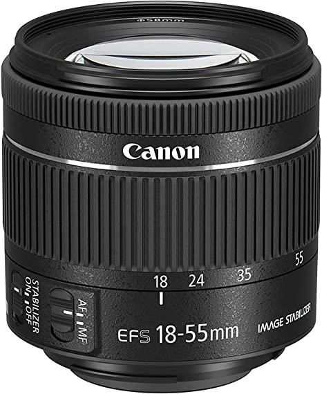 【中古】キヤノン Canon 標準ズームレンズ EF-S18-55mm F4.0-5.6IS STM APS-C対応