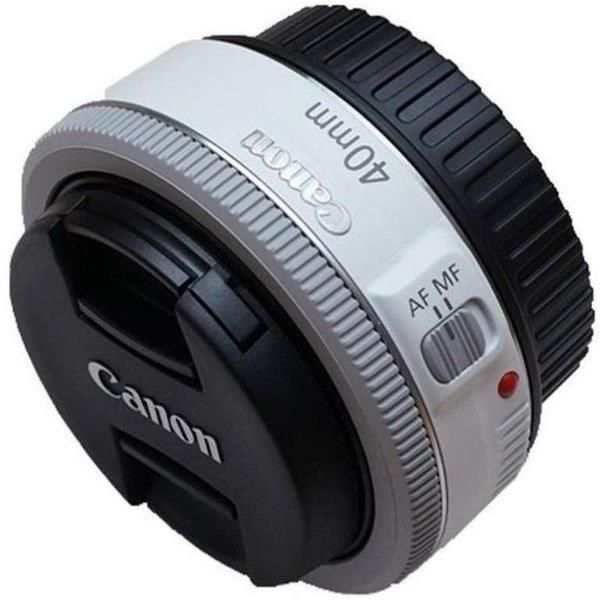 【中古】キヤノン Canon EF 40?mm f / 2.8?STM Pancakeレンズ ホワイト