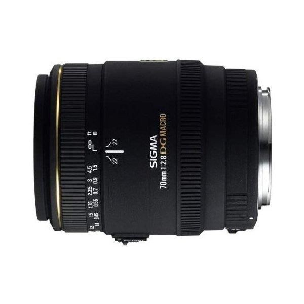 【中古】シグマ SIGMA 単焦点マクロレンズ MACRO 70mm F2.8 EX DG ニコン用 フルサイズ対応