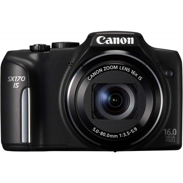 【中古】キヤノン Canon PowerShot SX170 広角28mm 光学16倍ズーム PSSX170IS SDカード付きの通販は