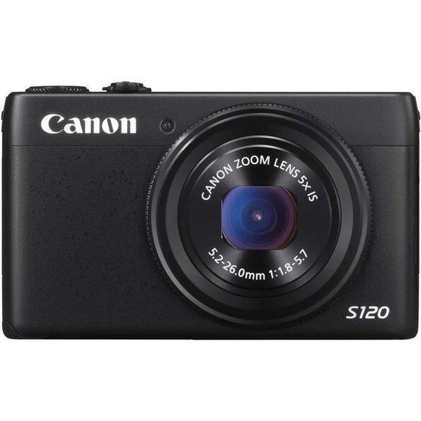 中古】キヤノン Canon PowerShot S120 ブラック F値1.8 広角24mm 光学5  