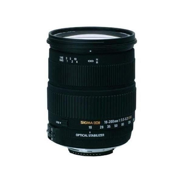 中古】シグマ SIGMA 18-200mm F3.5-6.3 DC OS HSM ニコン用 その他交換レンズ