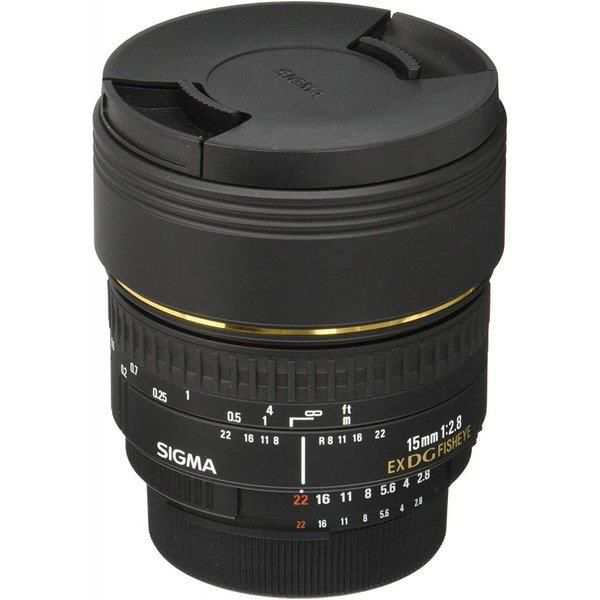 【中古】シグマ SIGMA 単焦点魚眼レンズ 15mm F2.8 EX DG DIAGONAL FISHEYE ニコン用 対角線魚眼 フルサイズ対応 476441