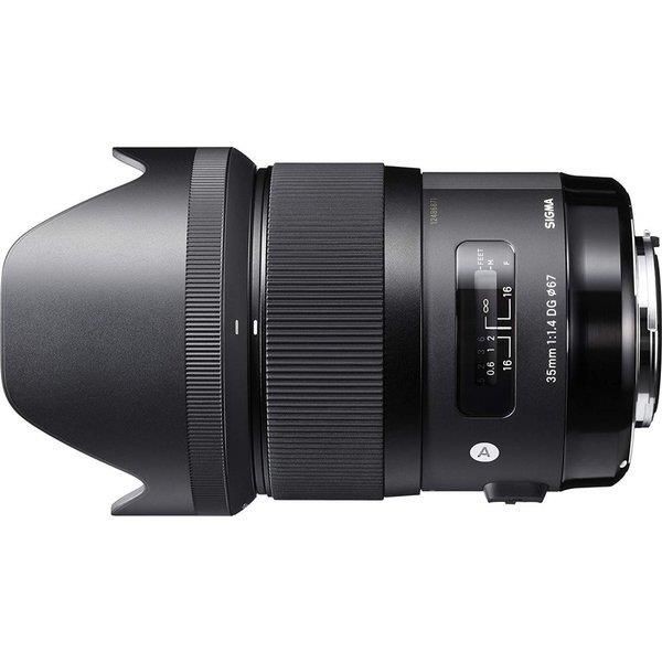 【中古】シグマ SIGMA 単焦点広角レンズ Art 35mm F1.4 DG HSM ニコン用 フルサイズ対応 340551