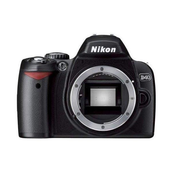 【中古】ニコン Nikon D40 ブラック ボディ D40B SDカード付きの通販は