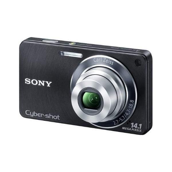 【中古】ソニー SONY Cybershot W350 ブラック DSC-W350/B SDカード付き