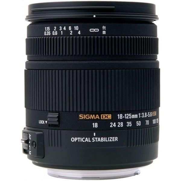 【中古】シグマ SIGMA 18-125mm F3.8-5.6 DC OS HSM ニコン用 18-125mm F3.8-5.6 DC OS HSM NAの通販は