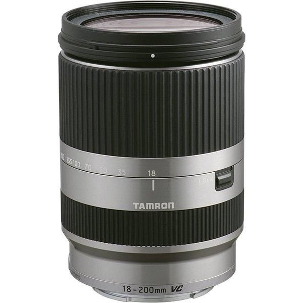 【中古】タムロン TAMRON 高倍率ズームレンズ 18-200mm F3.5-6.3 DiIII VC キヤノンEOS M用 ミラーレスカメラ EOS M専用 シルバー B011EM-SILVERの通販は