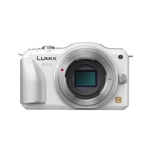【中古】パナソニック Panasonic ルミックス GF5 ボディ 1210万画素 シェルホワイト DMC-GF5-Wの通販は