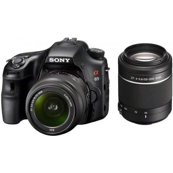 【中古】ソニー SONY α65 ダブルズームレンズキット SLT-A65VY