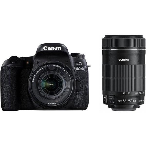 中古】キヤノン Canon EOS 9000D ダブルズームキット 