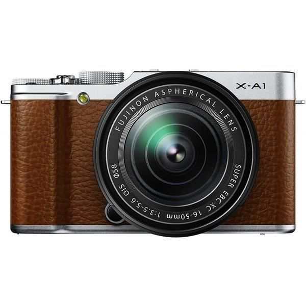 【中古】フジフィルム FUJIFILM X-A1 ズームレンズキット ブラウン F X-A1BW/1650KIT