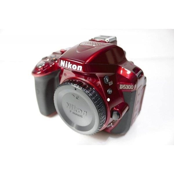 中古】ニコン Nikon D5300 レッド 2400万画素 3.2型液晶 D5300 RED 