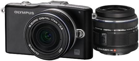 【中古】OLYMPUS ミラーレス一眼 PEN mini E-PM1 ツインレンズキット ブラック E-PM1 TKIT BLKの通販は
